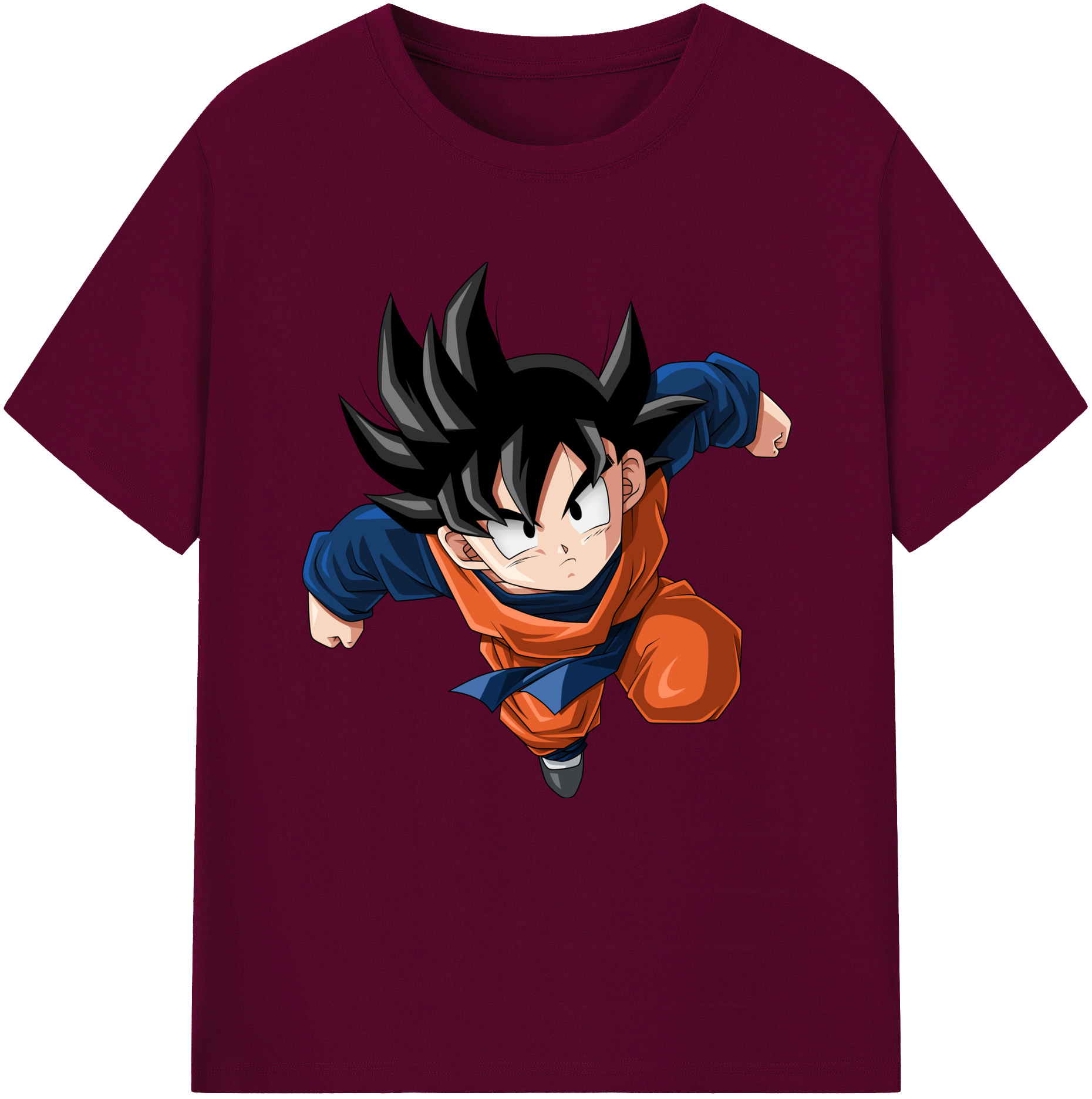 （画像用） ドラゴンボール 孫悟空（そん ごくう）Son Goku カカロット DRAGON BALL Kakarotto レディースカジュアルプリントTシャツ（綿100％）